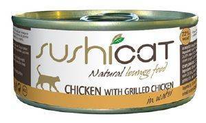 ΚΟΝΣΕΡΒΑ ΓΑΤΑΣ SUSHICAT ADULT ΚΟΤΟΠΟΥΛΟ ΣΕ ΝΕΡΟ 70GR ΚΟΝΣΕΡΒΑ ΓΑΤΑΣ SUSHICAT ADULT ΚΟΤΟΠΟΥΛΟ ΣΕ ΝΕΡΟ 70GR