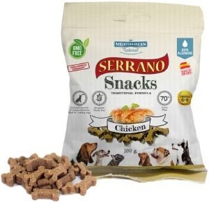 MEDITERRANEAN NATURAL SNACK ΣΕ ΜΙΚΡΕΣ ΜΠΟΥΚΙΕΣ MEDITERRANEAN NATURAL SERRANO ΚΟΤΟΠΟΥΛΟ 100GR