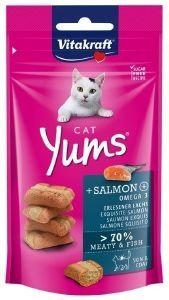 VITAKRAFT ΛΙΧΟΥΔΙΑ VITAKRAFT CAT YUMS ΓΕΜΙΣΤΗ ΜΕ ΣΟΛΟΜΟ 40GR