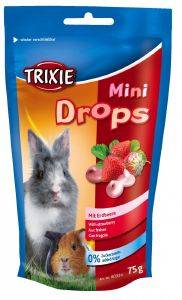ΛΙΧΟΥΔΙΑ ΤΡΩΚΤΙΚΩΝ TRIXIE MINI DROPS ΦΡΑΟΥΛΑ 75GR ΛΙΧΟΥΔΙΑ ΤΡΩΚΤΙΚΩΝ TRIXIE MINI DROPS ΦΡΑΟΥΛΑ 75GR