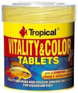 ΤΡΟΦΗ ΨΑΡΙΩΝ TROPICAL VITALITY & COLOUR TABLETS 150GR ΤΡΟΦΗ ΨΑΡΙΩΝ TROPICAL VITALITY & COLOUR TABLETS 150GR