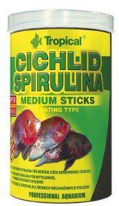 TROPICAL ΤΡΟΦΗ ΨΑΡΙΩΝ TROPICAL CICHLID SPIRULINA MEDIUM STICKS 90GR