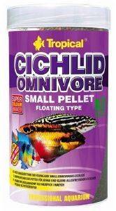   TROPICAL CICHLID OMNIVORE SMALL PELLET 90GR