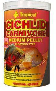   TROPICAL CICHLID CARNIVORE MEDIUM PELLET 360GR