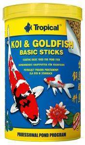  TROPICAL KOI & GOLDFISH BASIC STICKS 90GR