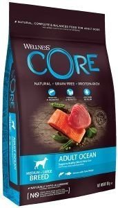 CORE ΤΡΟΦΗ ΣΚΥΛΟΥ WELLNESS CORE ADULT OCEAN ΣΟΛΩΜΟΣ - ΤΟΝΟΣ 10KG