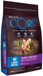   WELLNESS CORE PUPPY LARGE BREED  &  10KG