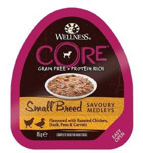   WELLNESS CORE SMALL BREED SAVOURY MEDLEYS , ,  &  85GR