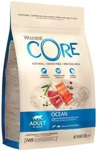 CORE ΤΡΟΦΗ ΓΑΤΑΣ WELLNESS CORE ADULT OCEAN ΣΟΛΩΜΟΣ - ΤΟΝΟΣ 300GR