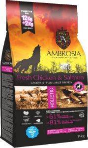   AMBROSIA GRAIN FREE PUPPY LARGE BREED  &    12KG