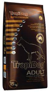   TROPIDOG SUPER PREMIUM ADULT MEDIUM & LARGE BREEDS  &  15KG