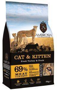   AMBROSIA GRAIN FREE CAT & KITTEN   &  2KG