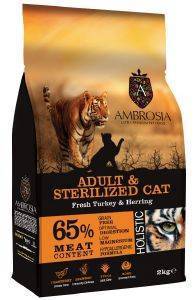 ΤΡΟΦΗ ΓΑΤΑΣ AMBROSIA GRAIN FREE CAT ADULT & STERILISED ΦΡΕΣΚΙΑ ΓΑΛΟΠΟΥΛΑ & ΡΕΓΓΑ 2KG ΤΡΟΦΗ ΓΑΤΑΣ AMBROSIA GRAIN FREE CAT ADULT & STERILISED ΦΡΕΣΚΙΑ ΓΑΛΟΠΟΥΛΑ & ΡΕΓΓΑ 2KG