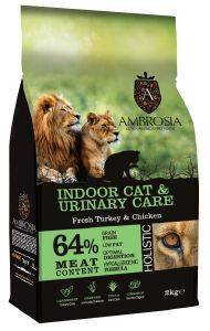   AMBROSIA GRAIN FREE CAT INDOOR & URINARY CARE   &  2KG