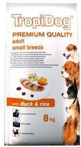   TROPIDOG PREMIUM ADULT SMALL BREEDS  &  8KG