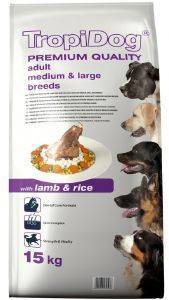   TROPIDOG PREMIUM ADULT MEDIUM-LARGE BREEDS  &  15KG