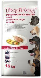   TROPIDOG PREMIUM ADULT MEDIUM-LARGE BREEDS  &  15KG