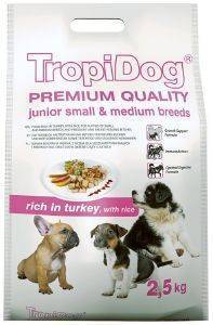   TROPIDOG PREMIUM JUNIOR SMALL-MEDIUM BREEDS  &  2.5KG