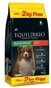   EQUILIBRIO ADULT ACTIVE MEDIUM BREEDS 12+2KG 