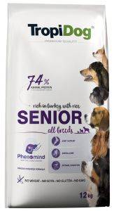 TROPIDOG ΤΡΟΦΗ ΣΚΥΛΟΥ TROPIDOG PREMIUM SENIOR ALL BREEDS ΓΑΛΟΠΟΥΛΑ - ΡΥΖΙ 12KG