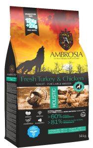 ΤΡΟΦΗ ΣΚΥΛΟΥ AMBROSIA GRAIN FREE ADULT ΓΑΛΟΠΟΥΛΑ & ΚΟΤΟΠΟΥΛΟ 12KG+2KG ΔΩΡΟ ΤΡΟΦΗ ΣΚΥΛΟΥ AMBROSIA GRAIN FREE ADULT ΓΑΛΟΠΟΥΛΑ & ΚΟΤΟΠΟΥΛΟ 12KG+2KG ΔΩΡΟ