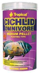 TROPICAL ΤΡΟΦΗ ΨΑΡΙΩΝ TROPICAL CICHLID OMNIVORE MEDIUM PELLET 180GR