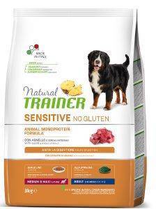 ΤΡΟΦΗ ΣΚΥΛΟΥ TRAINER SENSITIVE ADULT MEDIUM & MAXI ΑΡΝΙ 3KG ΤΡΟΦΗ ΣΚΥΛΟΥ TRAINER SENSITIVE ADULT MEDIUM & MAXI ΑΡΝΙ 3KG