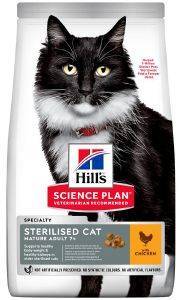  HILLS SP FELINE MATURE STERILISED CHICKEN 3KG