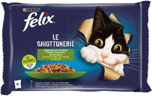 ΦΑΚΕΛΑΚΙΑ ΓΑΤΑΣ FELIX AGAIL ΜΕ ΒΟΔΙΝΟ ΜΕ KΑΡΟΤΑ ΚΑΙ ΚΟΤΟΠΟΥΛΟ ΜΕ ΝΤΟΜΑΤΑ 4X85GR ΦΑΚΕΛΑΚΙΑ ΓΑΤΑΣ FELIX AGAIL ΜΕ ΒΟΔΙΝΟ ΜΕ KΑΡΟΤΑ ΚΑΙ ΚΟΤΟΠΟΥΛΟ ΜΕ ΝΤΟΜΑΤΑ 4X85GR