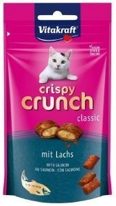 VITAKRAFT ΣΝΑΚ ΓΑΤΑΣ VITAKRAFT CRISPY CRUNCH ΜΕ ΣΟΛΟΜΟ 60GR