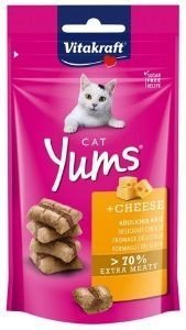 ΓΕΜΙΣΤΕΣ ΛΙΧΟΥΔΙΕΣ VITAKRAFT CAT YUMS ΜΕ ΤΥΡΙ 40GR ΓΕΜΙΣΤΕΣ ΛΙΧΟΥΔΙΕΣ VITAKRAFT CAT YUMS ΜΕ ΤΥΡΙ 40GR