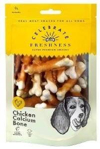 SNACK CELEBRATE FRESHNESS CHICKEN CALCIUM BONE 100GR