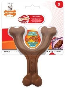 NYLABONE NYLABONE EXTREME CHEW WISHBONE BISON S