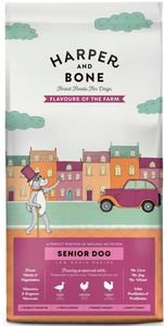   HARPER & BONE SENIOR-LIGHT FLAVOURS OF THE FARM - &  2KG