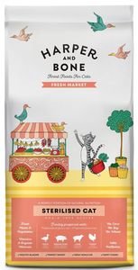 HARPER - BONE ΤΡΟΦΗ ΓΑΤΑΣ HARPER - BONE STERILISED FRESH MARKET ΠΑΠΙΑ-ΙΒΗΡΙΚΟΣ ΧΟΙΡΟΣ-ΑΡΝΙ - ΓΑΛΟΠΟΥΛΑ 2KG