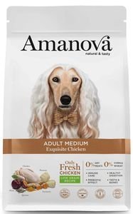 AMANOVA ΤΡΟΦΗ ΣΚΥΛΟΥ AMANOVA ADULT MEDIUM EXQUISITE ΚΟΤΟΠΟΥΛΟ 2KG