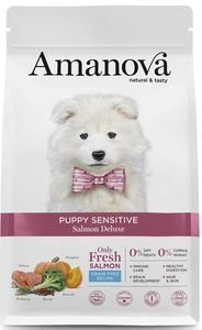 AMANOVA ΤΡΟΦΗ ΣΚΥΛΟΥ AMANOVA PUPPY SENSITIVE DELUXE ΣΟΛΟΜΟΣ 7KG