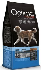 OPTIMANOVA ΤΡΟΦΗ ΣΚΥΛΟΥ OPTIMANOVA PUPPY LARGE ΚΟΤΟΠΟΥΛΟ - ΡΥΖΙ 2KG