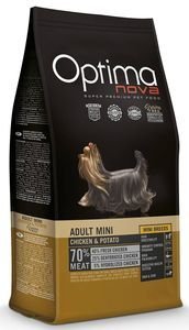 OPTIMANOVA ΤΡΟΦΗ ΣΚΥΛΟΥ OPTIMANOVA ADULT MINI ΚΟΤΟΠΟΥΛΟ - ΠΑΤΑΤΑ 2KG