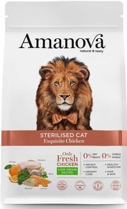 ΤΡΟΦΗ ΓΑΤΑΣ AMANOVA ADULT STERILISED EXQUISITE ΚΟΤΟΠΟΥΛΟ 6KG ΤΡΟΦΗ ΓΑΤΑΣ AMANOVA ADULT STERILISED EXQUISITE ΚΟΤΟΠΟΥΛΟ 6KG