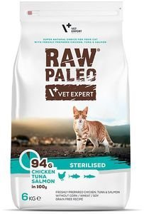 RAW PALEO ΤΡΟΦΗ ΓΑΤΑΣ RAW PALEO STERILISED ΚΟΤΟΠΟΥΛΟ-ΤΟΝΟΣ-ΣΟΛΟΜΟΣ 6KG