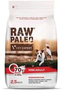 RAW PALEO ΤΡΟΦΗ ΣΚΥΛΟΥ RAW PALEO ADULT MINI ΒΟΔΙΝΟ 2.5KG