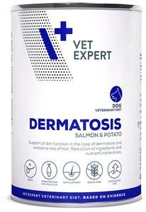 ΚΟΝΣΕΡΒΑ ΣΚΥΛΟΥ VET EXPERT DERMATOSIS ΣΟΛΟΜΟΣ 400GR ΚΟΝΣΕΡΒΑ ΣΚΥΛΟΥ VET EXPERT DERMATOSIS ΣΟΛΟΜΟΣ 400GR