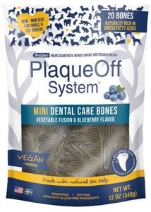 ΟΔΟΝΤΙΚΑ ΚΟΚΑΛΑ ΣΚΥΛΟΥ PLAQUE OFF MINI BLUEBERRY (20 TΜΧ / 340GR) ΟΔΟΝΤΙΚΑ ΚΟΚΑΛΑ ΣΚΥΛΟΥ PLAQUE OFF MINI BLUEBERRY (20 TΜΧ / 340GR)