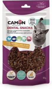 SNAK CAMON CHICKEN FISHES WITH MACKEREL AND MALT GRASS (60GR)