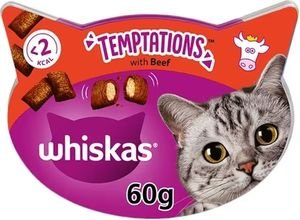 ΣΝΑΚ WHISKAS TEMPTATIONS ΜΟΣΧΑΡΙ (60GR) ΣΝΑΚ WHISKAS TEMPTATIONS ΜΟΣΧΑΡΙ (60GR)