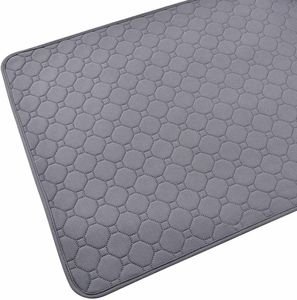  NOBBY WASHABLE MAT GREY (85X51CM)