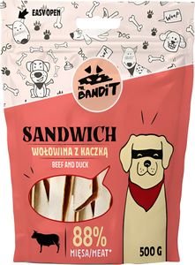 ΛΙΧΟΥΔΙΕΣ ΣΚΥΛΟΥ VET EXPERT MR BANDIT SANDWICH BEEF WITH DUCK (500 GR) ΛΙΧΟΥΔΙΕΣ ΣΚΥΛΟΥ VET EXPERT MR BANDIT SANDWICH BEEF WITH DUCK (500 GR)