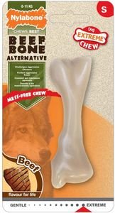 ΜΑΣΗΤΙΚΟ ΠΑΙΧΝΙΔΙ NYLABONE CHEW BEEF BONE S ΜΑΣΗΤΙΚΟ ΠΑΙΧΝΙΔΙ NYLABONE CHEW BEEF BONE S