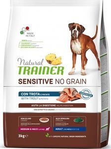 ΤΡΟΦΗ ΣΚΥΛΟΥ TRAINER SENSITIVE NO GRAIN ADULT M/M ΠΕΣΤΡΟΦΑ (3KG) ΤΡΟΦΗ ΣΚΥΛΟΥ TRAINER SENSITIVE NO GRAIN ADULT M/M ΠΕΣΤΡΟΦΑ (3KG)